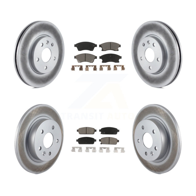Transit Auto KGC-100943 Disc Brake Kit for 2011-2017 Chevrolet Cruze Limited, Chevrolet Sonic, Chevrolet Cruze - Front and Rear