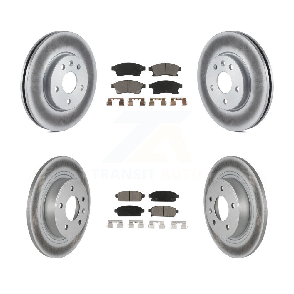 Transit Auto KGC-100946 Disc Brake Kit for 2013 Chevrolet Cruze - Front and Rear