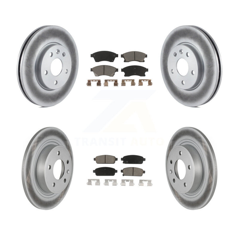 Transit Auto KGC-100946 Disc Brake Kit for 2013 Chevrolet Cruze - Front and Rear