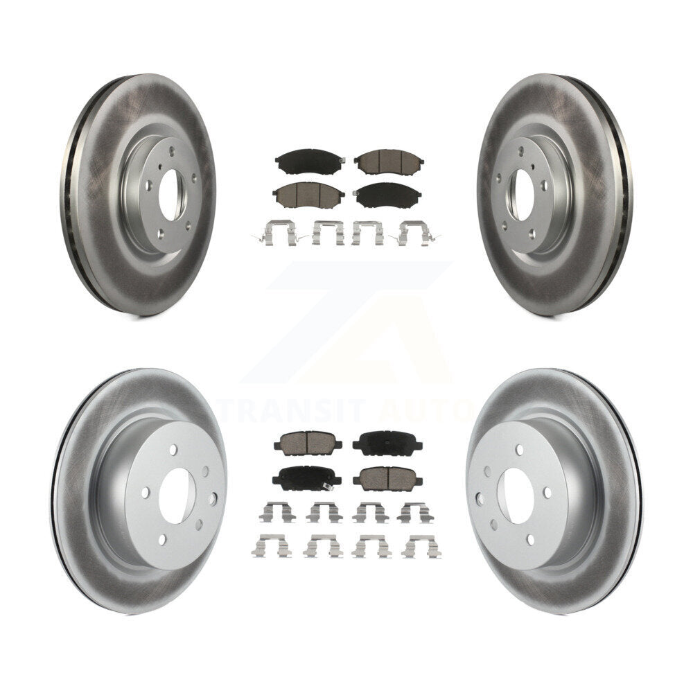 Transit Auto KGC-100948 Disc Brake Kit for 2005-2015 INFINITI Q40, INFINITI QX50 and More - Front and Rear