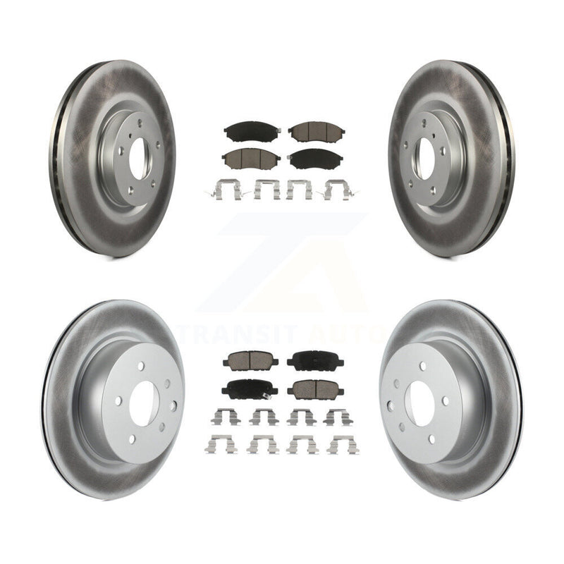 Transit Auto KGC-100948 Disc Brake Kit for 2005-2015 INFINITI Q40, INFINITI QX50 and More - Front and Rear