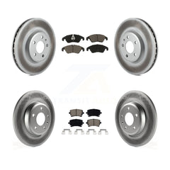 Transit Auto KGC-100954 Disc Brake Kit for 2013 Audi A4 allroad - Front and Rear