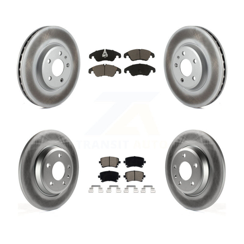 Transit Auto KGC-100954 Disc Brake Kit for 2013 Audi A4 allroad - Front and Rear