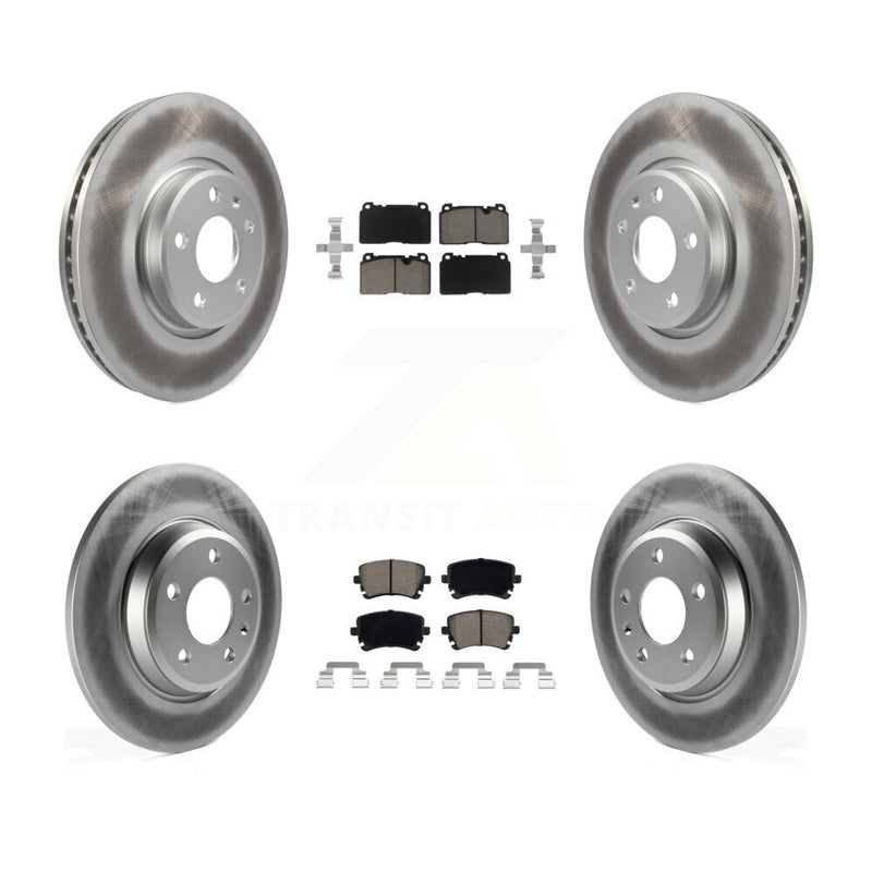Transit Auto KGC-100955 Disc Brake Kit for 2016 Audi Q5 - Front and Rear