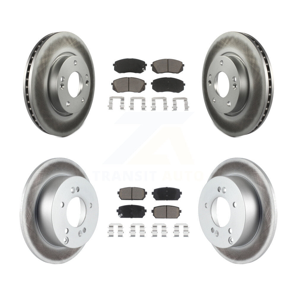 Transit Auto KGC-100962 Disc Brake Kit for 2010-2012 Kia Rondo - Front and Rear
