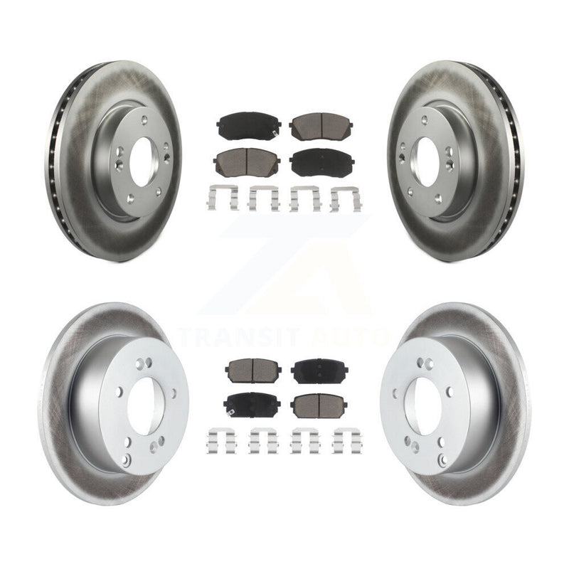 Transit Auto KGC-100962 Disc Brake Kit for 2010-2012 Kia Rondo - Front and Rear