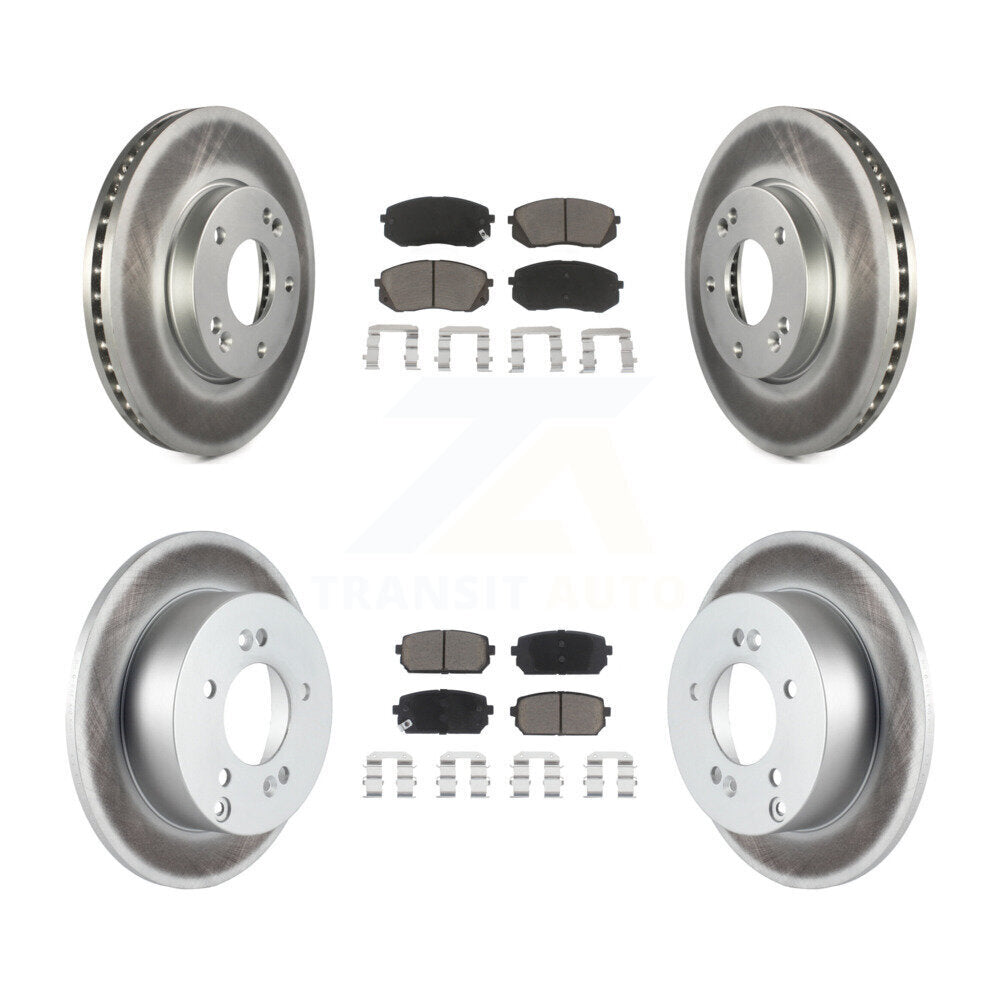 Transit Auto KGC-100963 Disc Brake Kit for 2007-2009 Kia Rondo - Front and Rear