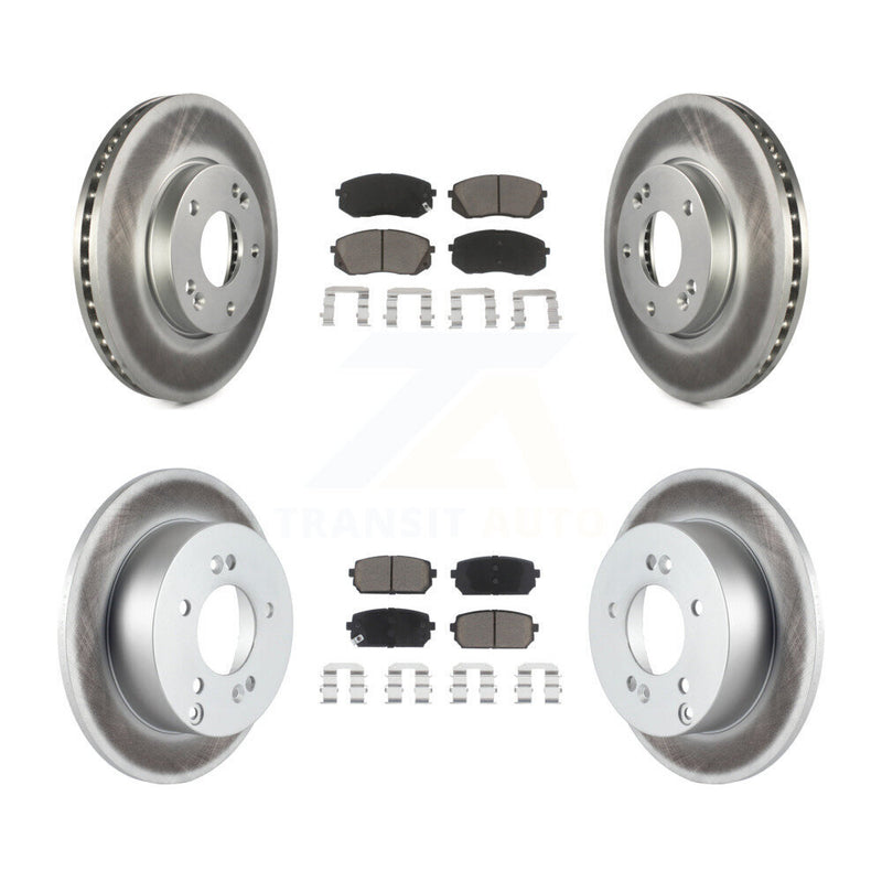 Transit Auto KGC-100963 Disc Brake Kit for 2007-2009 Kia Rondo - Front and Rear
