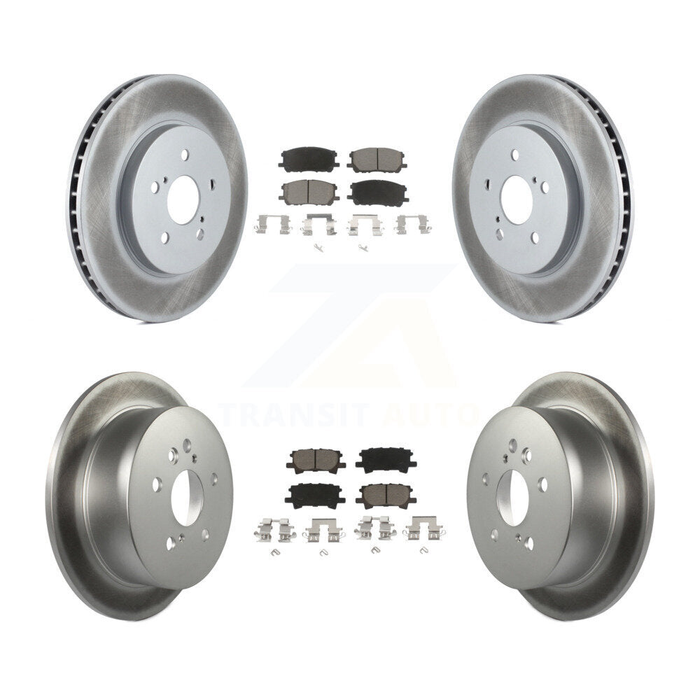 Transit Auto KGC-100964 Disc Brake Kit for 2004-2009 Lexus RX350, Lexus RX400h and More - Front and Rear