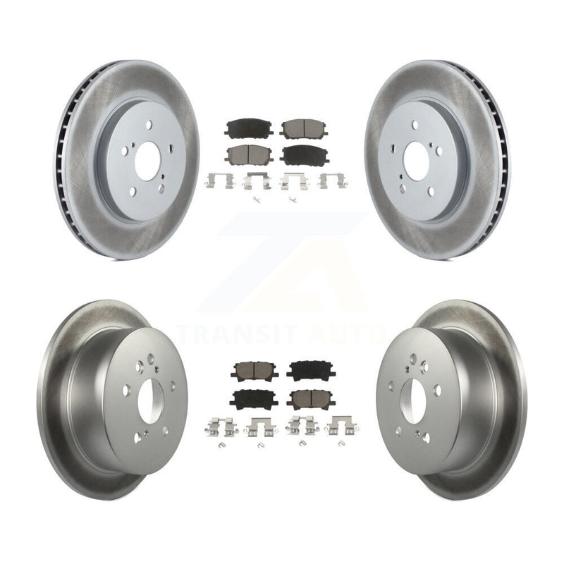 Transit Auto KGC-100964 Disc Brake Kit for 2004-2009 Lexus RX350, Lexus RX400h and More - Front and Rear