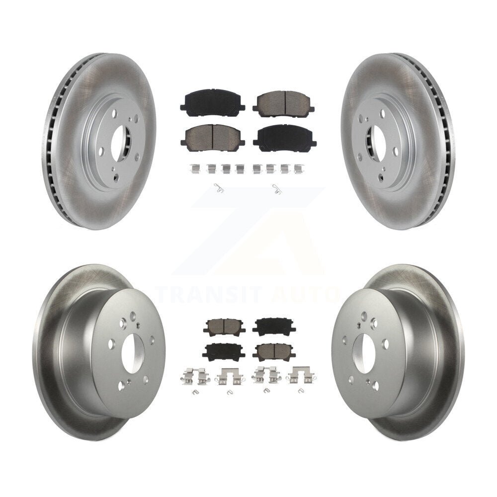 Transit Auto KGC-100965 Disc Brake Kit for 2004-2007 Toyota Highlander - Front and Rear