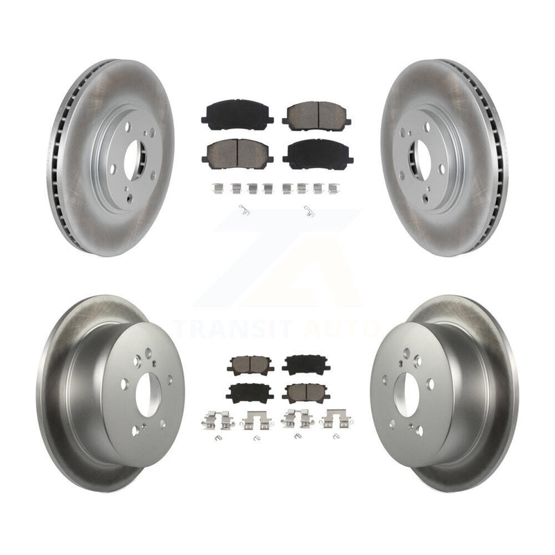 Transit Auto KGC-100965 Disc Brake Kit for 2004-2007 Toyota Highlander - Front and Rear