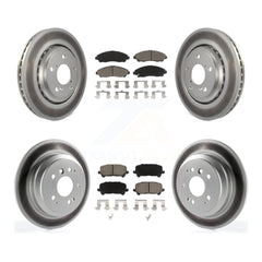 Transit Auto KGC-100966 Disc Brake Kit for 2016-2024 Honda Ridgeline, Honda Pilot - Front and Rear