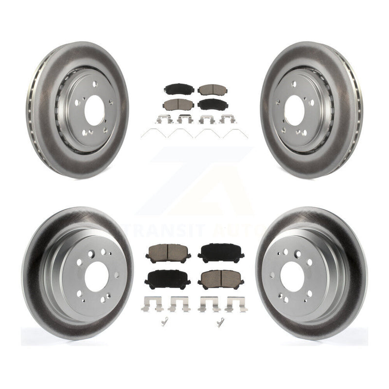 Transit Auto KGC-100967 Disc Brake Kit for 2019-2024 Honda Passport - Front and Rear