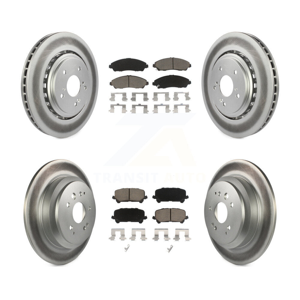Transit Auto KGC-100968 Disc Brake Kit for 2014-2016 Acura MDX - Front and Rear