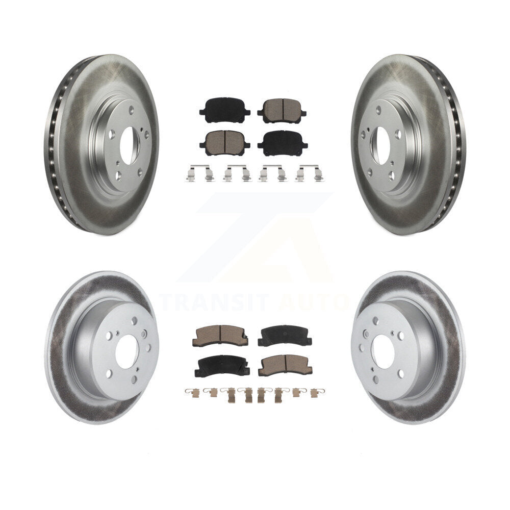 Transit Auto KGC-100972 Disc Brake Kit for 1999-2001 Lexus RX300 - Front and Rear