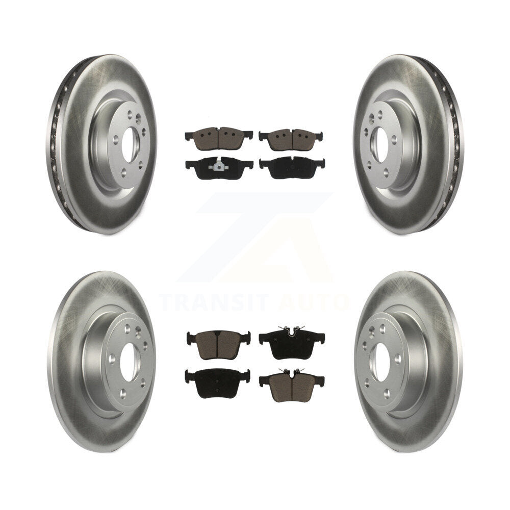 Transit Auto KGC-100976 Disc Brake Kit for 2015-2019 Jaguar E-Pace, Land Rover Discovery Sport - Front and Rear