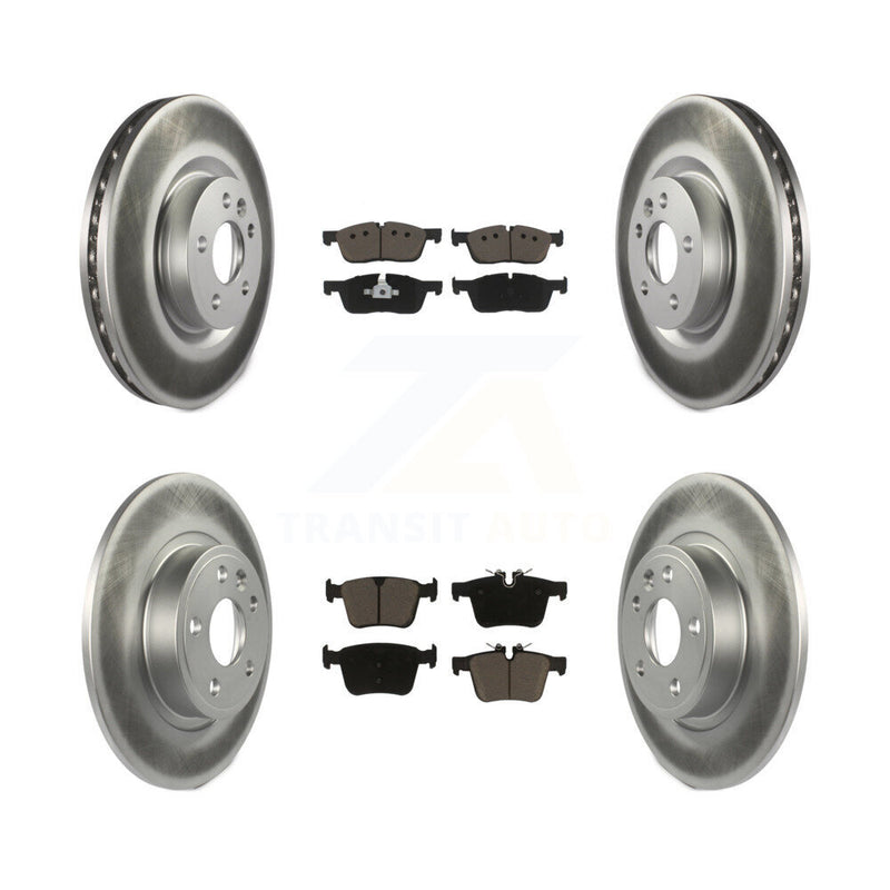 Transit Auto KGC-100976 Disc Brake Kit for 2015-2019 Jaguar E-Pace, Land Rover Discovery Sport - Front and Rear