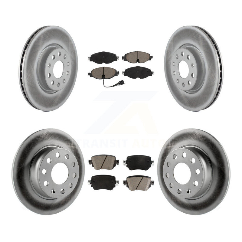Transit Auto KGC-100978 Disc Brake Kit for 2015-2022 Volkswagen Passat, Volkswagen Golf Alltrack and More - Front and Rear