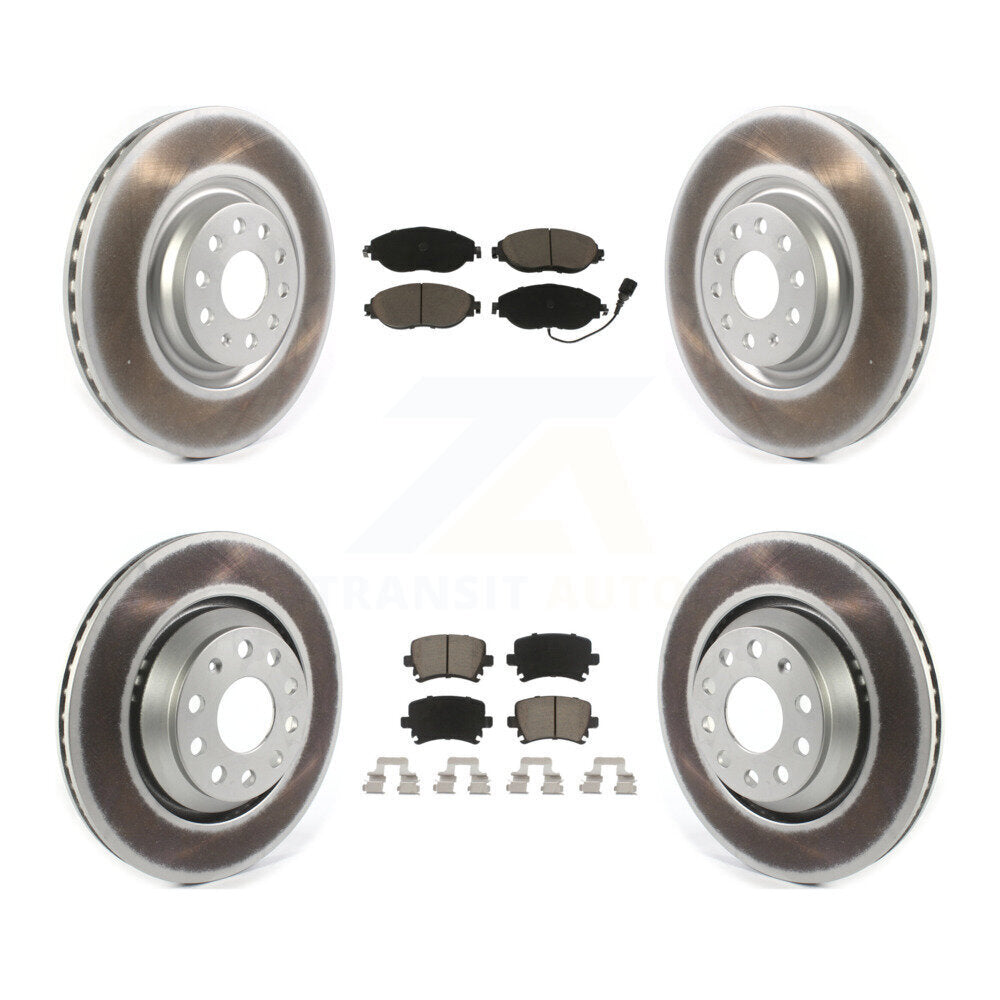 Transit Auto KGC-100979 Disc Brake Kit for 2018-2021 Volkswagen GTI - Front and Rear