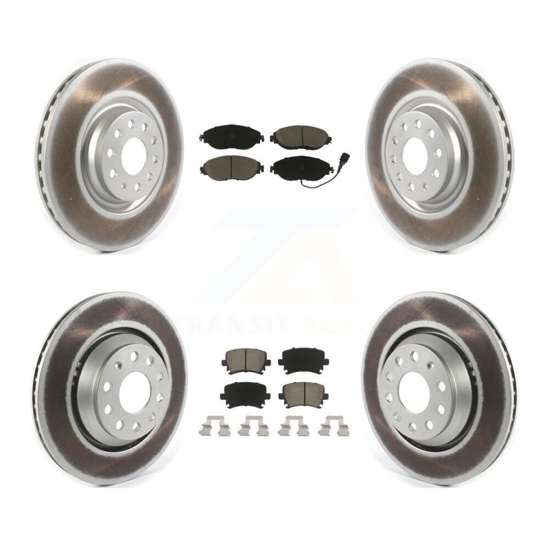 Transit Auto KGC-100979 Disc Brake Kit for 2018-2021 Volkswagen GTI - Front and Rear
