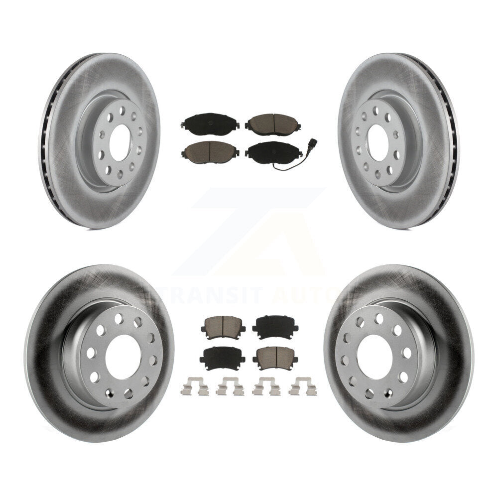 Transit Auto KGC-100981 Disc Brake Kit for 2015 Volkswagen GTI - Front and Rear