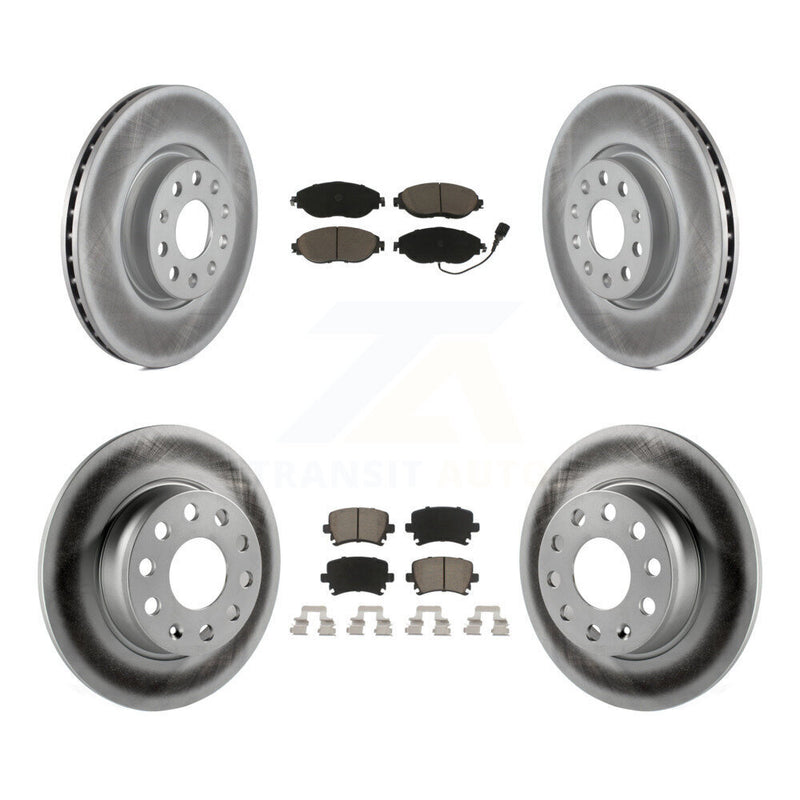 Transit Auto KGC-100981 Disc Brake Kit for 2015 Volkswagen GTI - Front and Rear