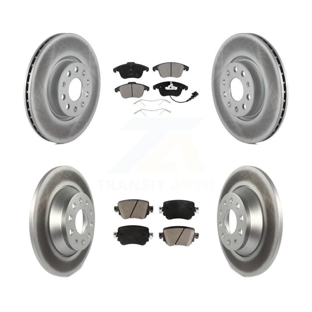 Transit Auto KGC-100982 Disc Brake Kit for 2016-2018 Audi Q3, Audi Q3 Quattro - Front and Rear