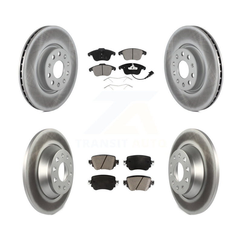 Transit Auto KGC-100982 Disc Brake Kit for 2016-2018 Audi Q3, Audi Q3 Quattro - Front and Rear