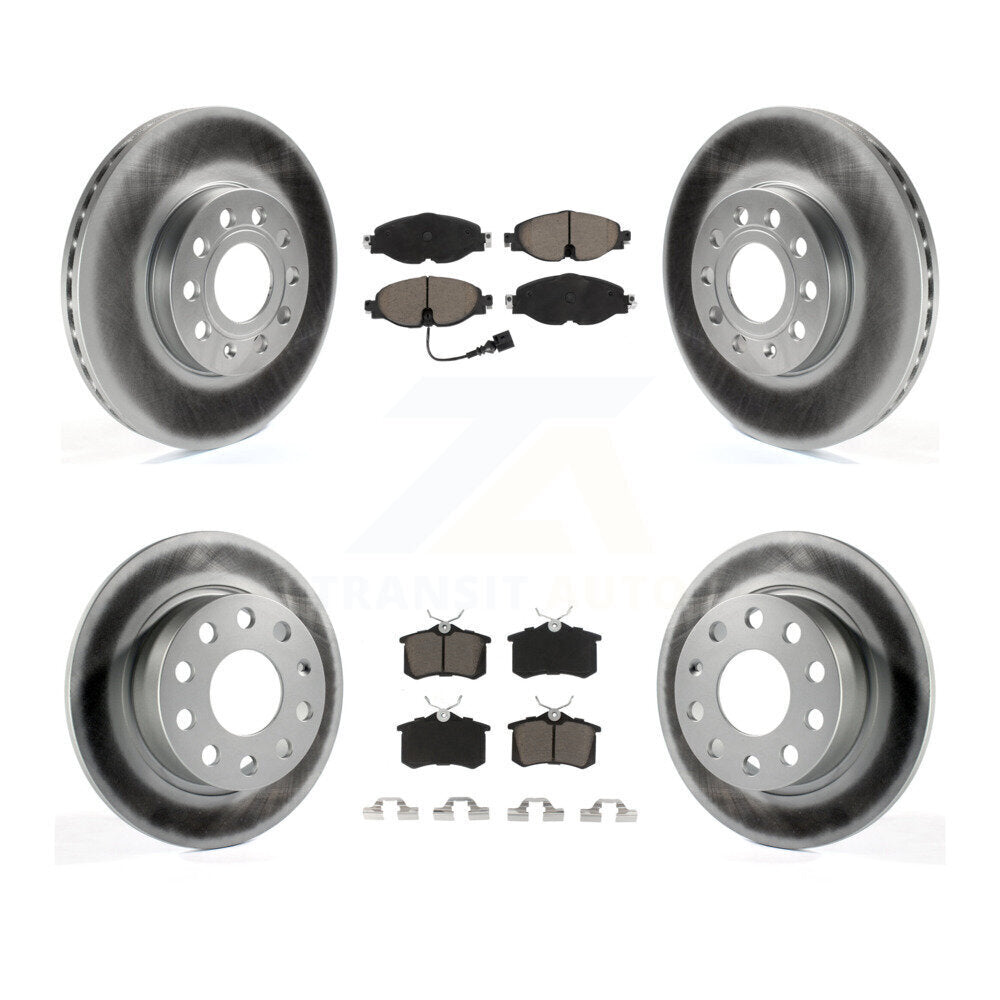 Transit Auto KGC-100983 Disc Brake Kit for 2015 Volkswagen Golf SportWagen - Front and Rear