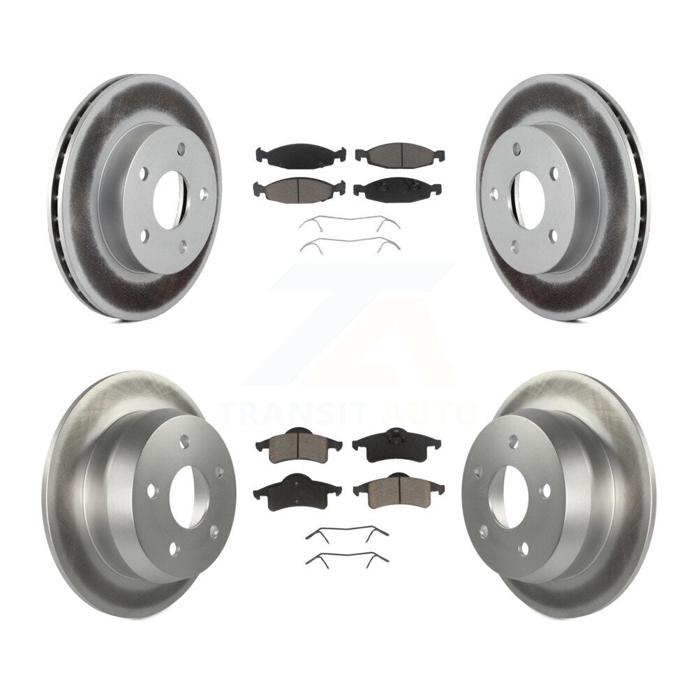 Transit Auto KGC-100984 Disc Brake Kit for 1999-2002 Jeep Grand Cherokee - Front and Rear