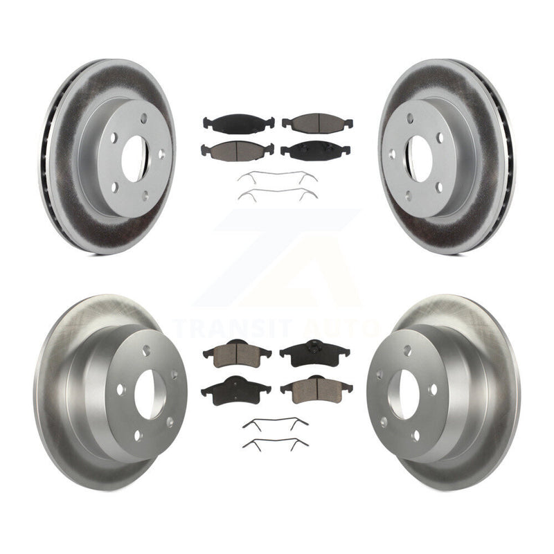 Transit Auto KGC-100984 Disc Brake Kit for 1999-2002 Jeep Grand Cherokee - Front and Rear