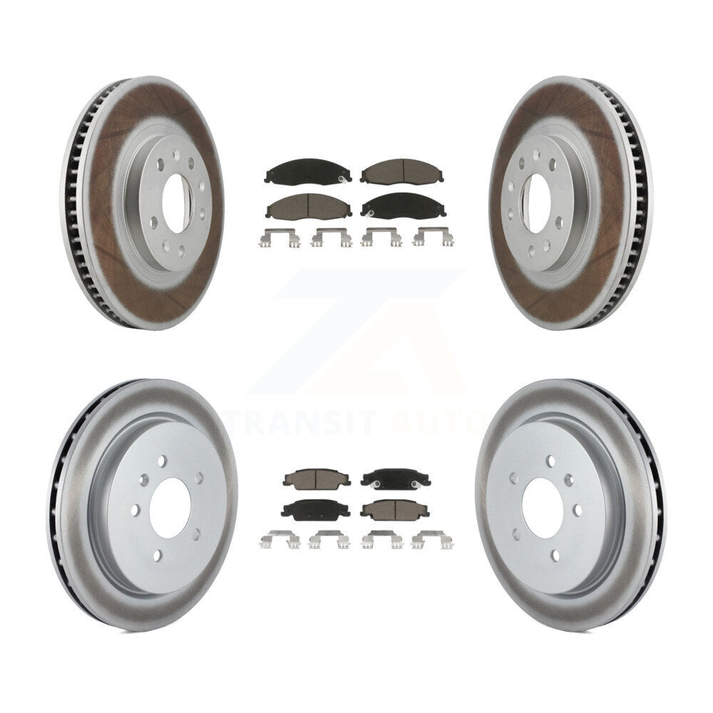 Transit Auto KGC-100986 Disc Brake Kit for 2003-2007 Cadillac CTS - Front and Rear