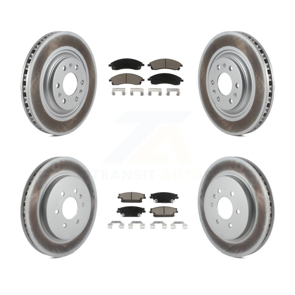 Transit Auto KGC-100987 Disc Brake Kit for 2004-2009 Cadillac SRX - Front and Rear