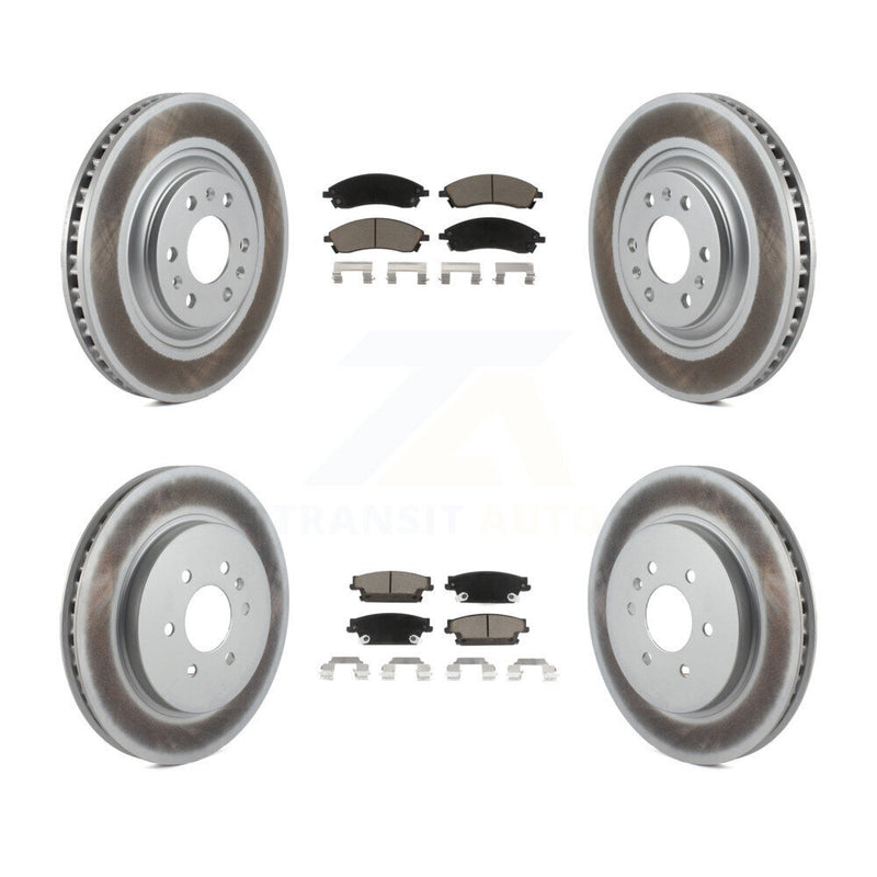 Transit Auto KGC-100987 Disc Brake Kit for 2004-2009 Cadillac SRX - Front and Rear