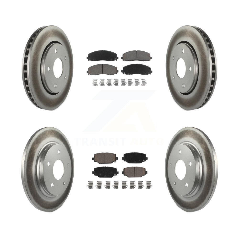 Transit Auto KGC-100988 Disc Brake Kit for 2017-2018 Dodge Grand Caravan - Front and Rear