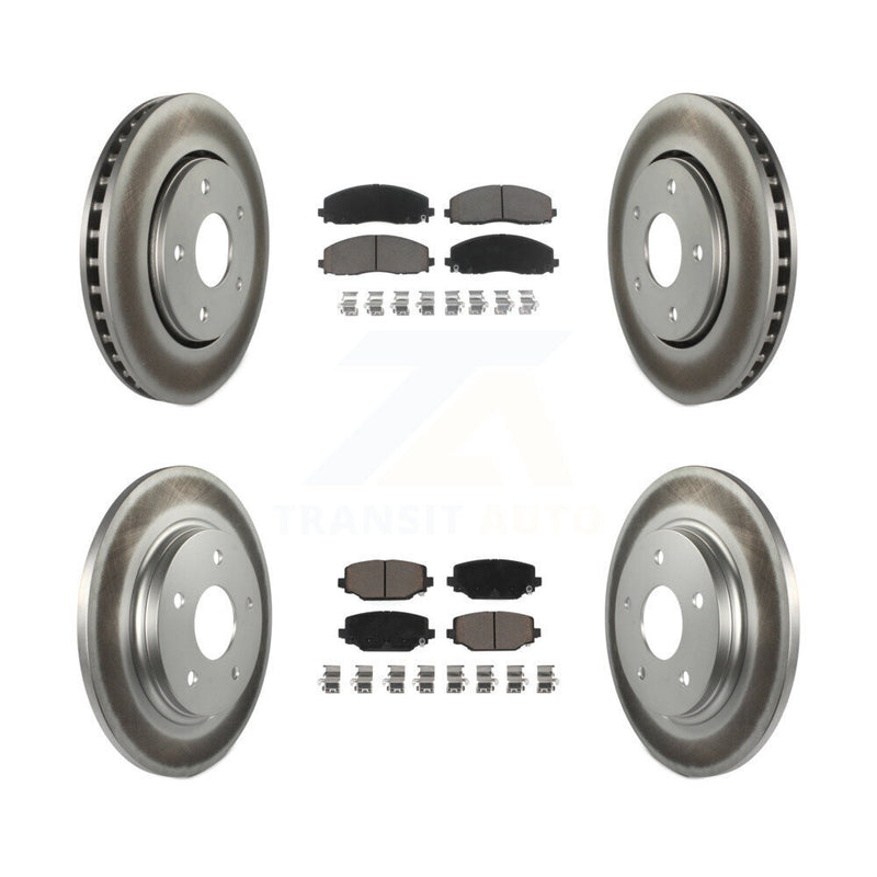 Transit Auto KGC-100988 Disc Brake Kit for 2017-2018 Dodge Grand Caravan - Front and Rear