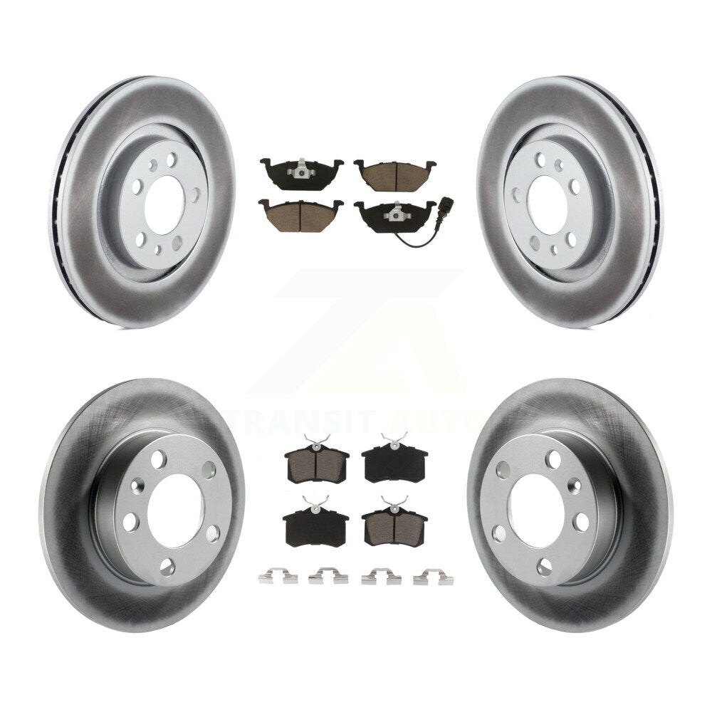 Transit Auto KGC-100998 Disc Brake Kit for 1998-2010 Volkswagen Golf City, Volkswagen Jetta City and More - Front and Rear