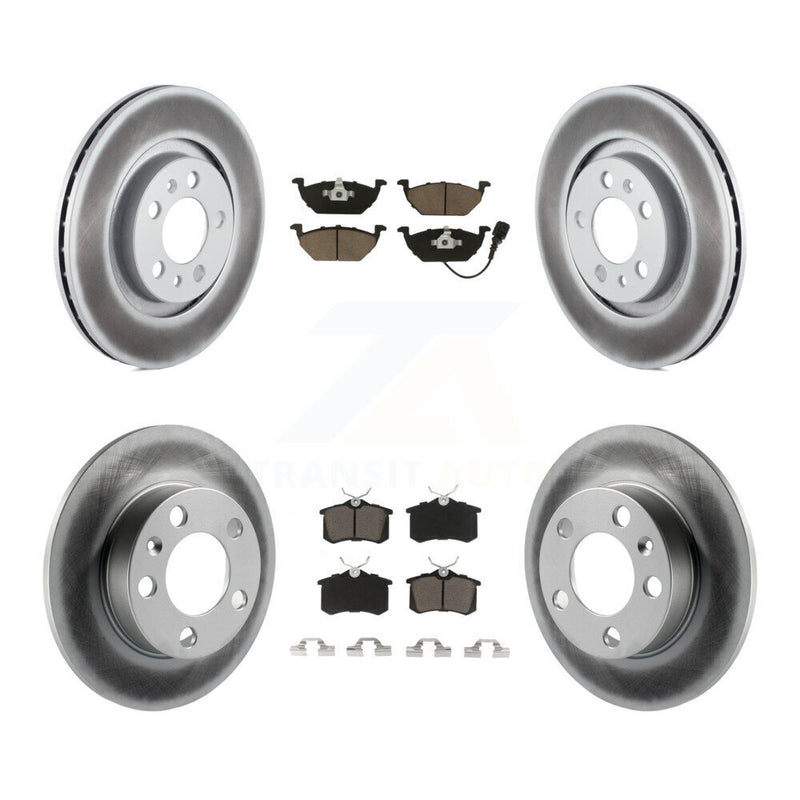 Transit Auto KGC-100998 Disc Brake Kit for 1998-2010 Volkswagen Golf City, Volkswagen Jetta City and More - Front and Rear
