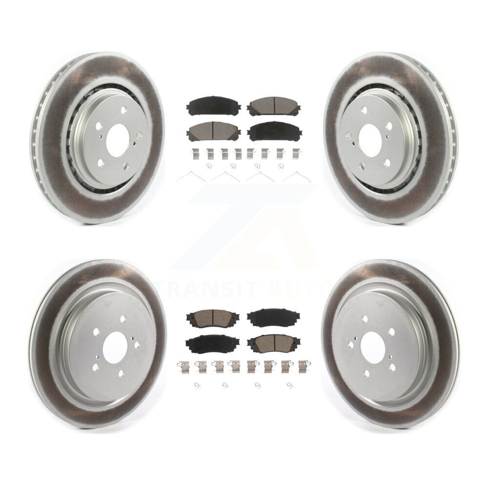 Transit Auto KGC-101000 Disc Brake Kit for 2016-2022 Lexus RX350, Lexus RX350L and More - Front and Rear