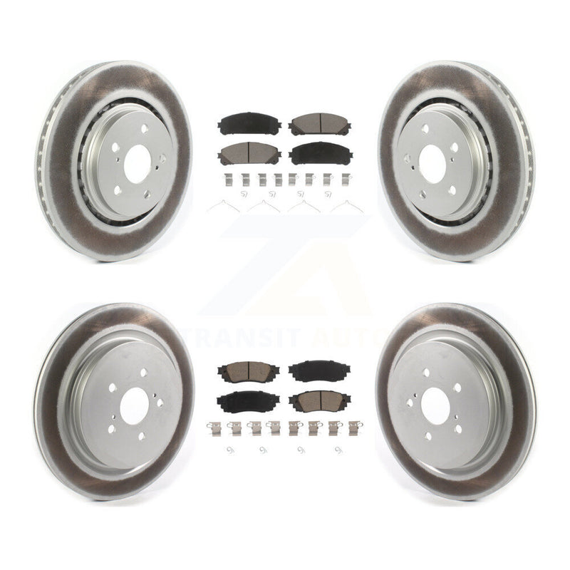 Transit Auto KGC-101000 Disc Brake Kit for 2016-2022 Lexus RX350, Lexus RX350L and More - Front and Rear