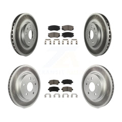 Transit Auto KGC-101001 Disc Brake Kit for 2010-2020 Chevrolet Malibu Limited, Chevrolet Impala and More - Front and Rear