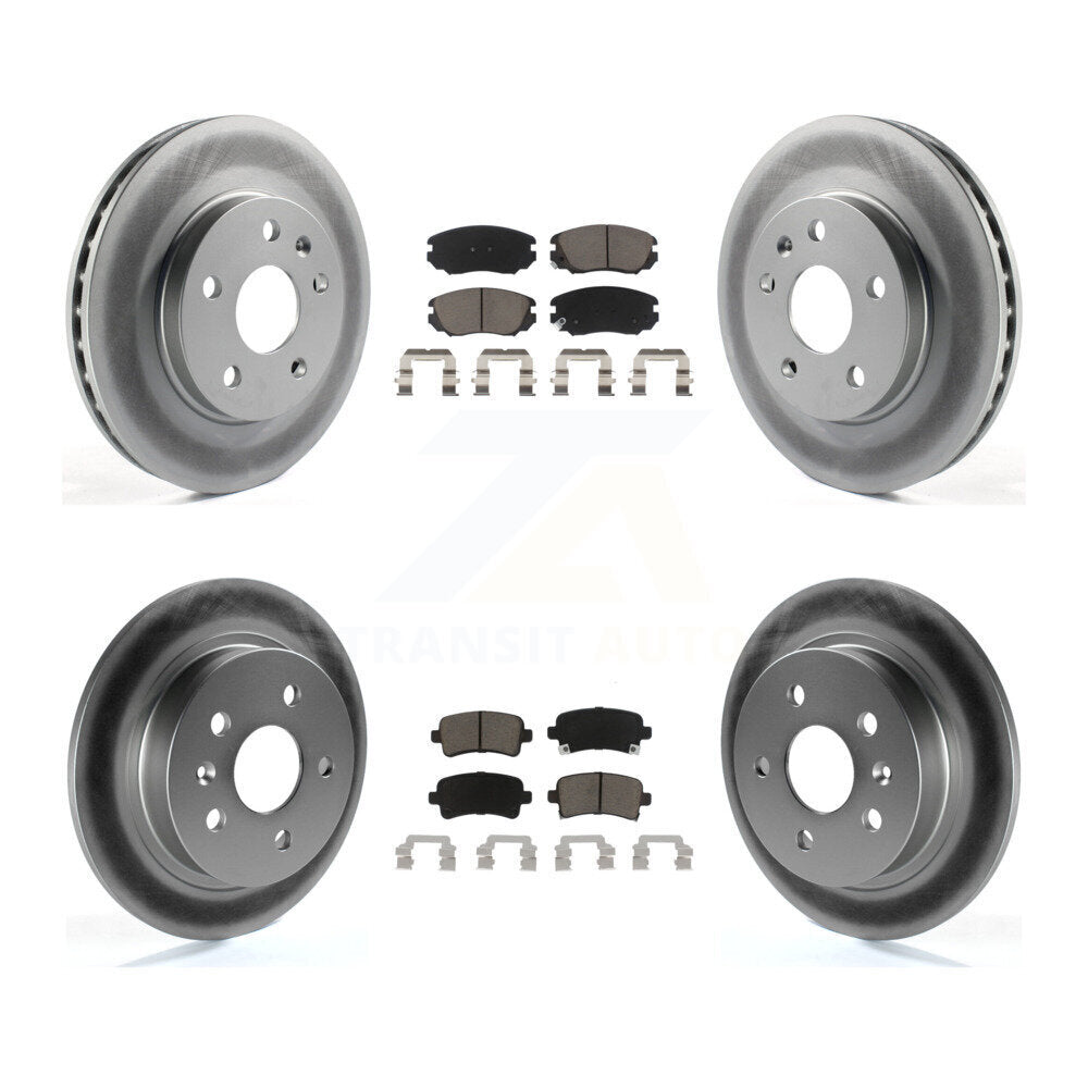 Transit Auto KGC-101002 Disc Brake Kit for 2013-2016 Chevrolet Malibu Limited, Chevrolet Malibu - Front and Rear