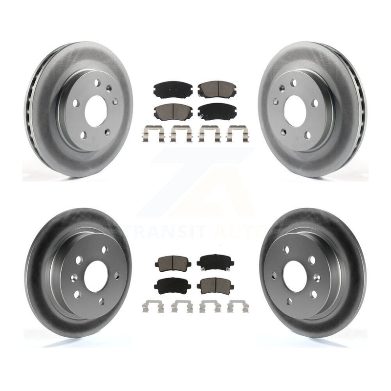 Transit Auto KGC-101002 Disc Brake Kit for 2013-2016 Chevrolet Malibu Limited, Chevrolet Malibu - Front and Rear