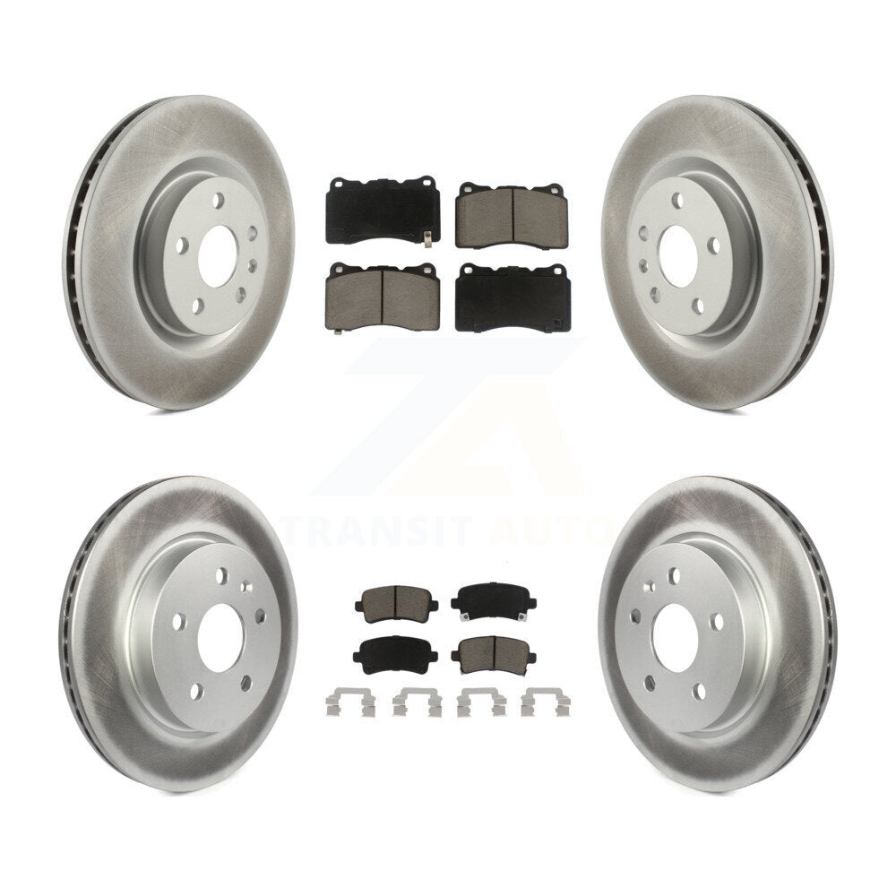 Transit Auto KGC-101003 Disc Brake Kit for 2013-2019 Cadillac XTS - Front and Rear