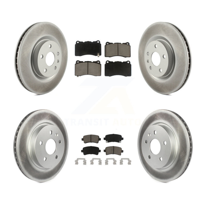 Transit Auto KGC-101003 Disc Brake Kit for 2013-2019 Cadillac XTS - Front and Rear
