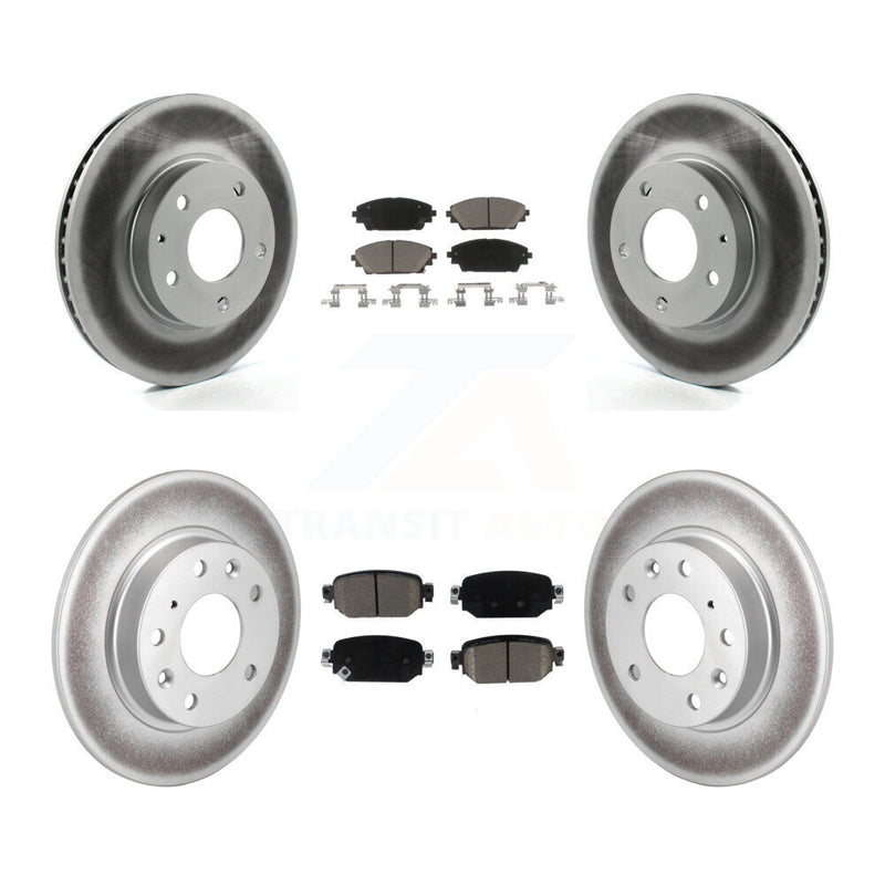Transit Auto KGC-101004 Disc Brake Kit for 2019-2022 Mazda CX-3 - Front and Rear