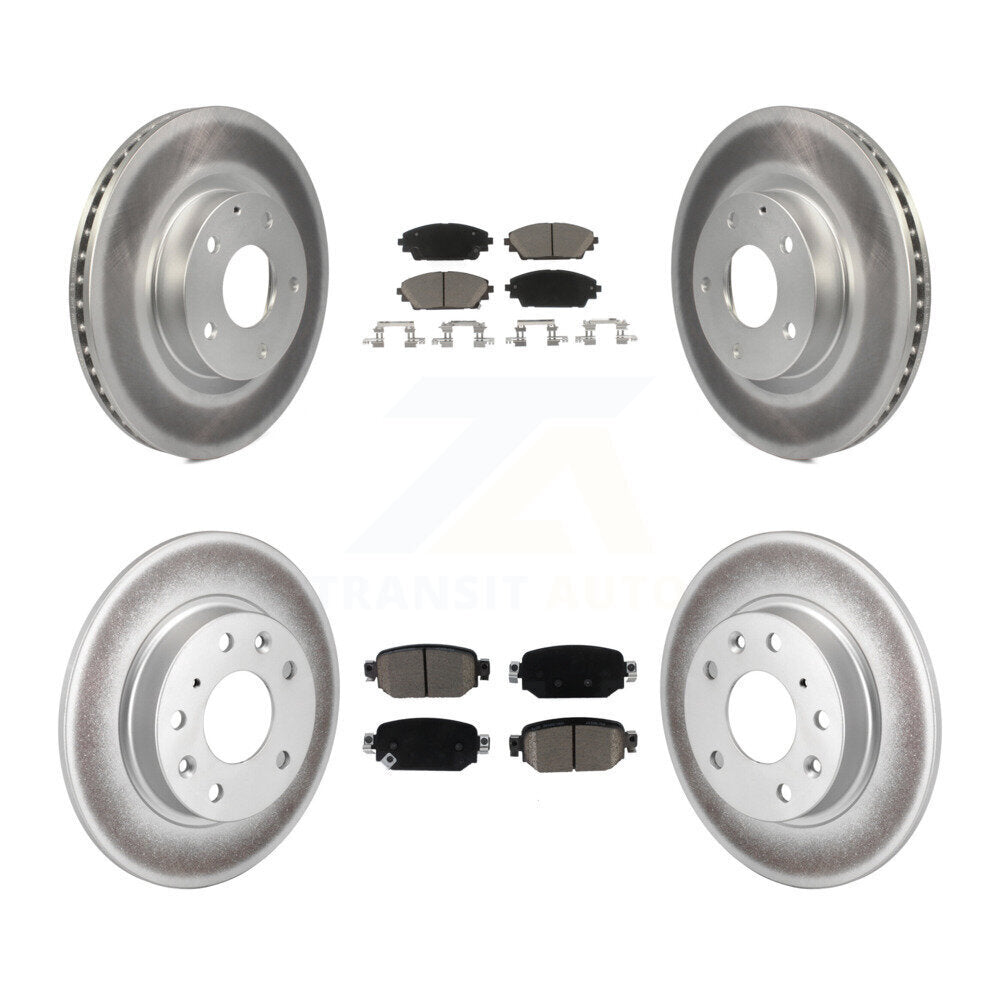 Transit Auto KGC-101005 Disc Brake Kit for 2019-2022 Mazda CX-3 - Front and Rear