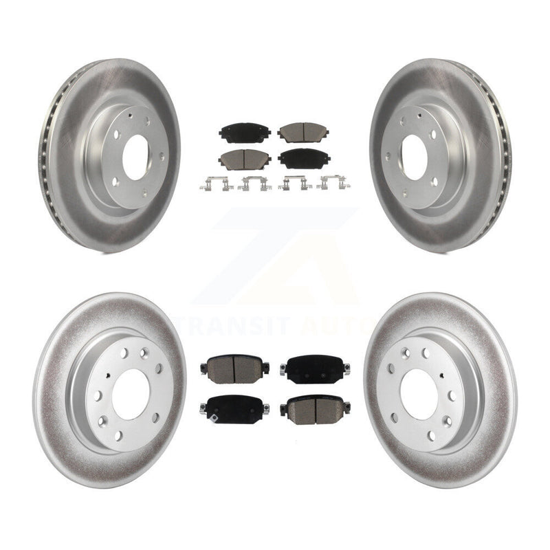 Transit Auto KGC-101005 Disc Brake Kit for 2019-2022 Mazda CX-3 - Front and Rear