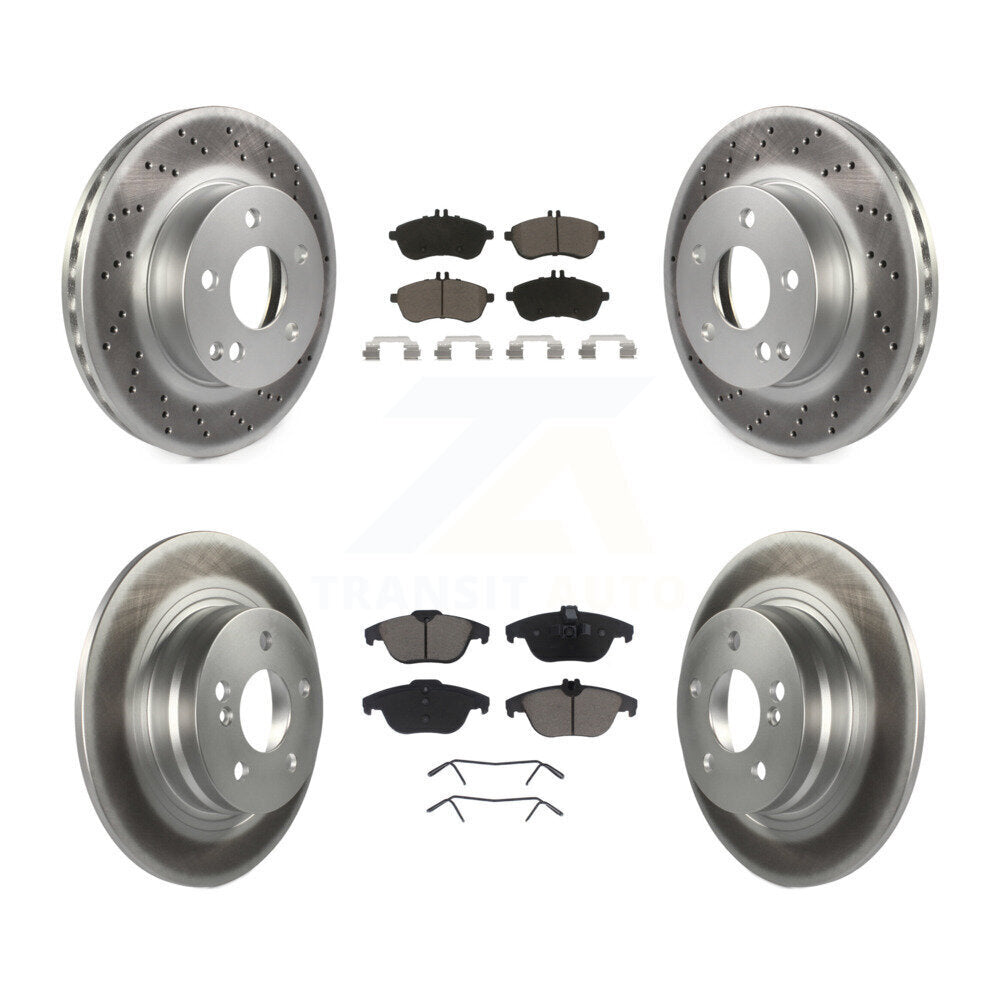 Transit Auto KGC-101006 Disc Brake Kit for 2008-2011 Mercedes-Benz C250, Mercedes-Benz C230 - Front and Rear